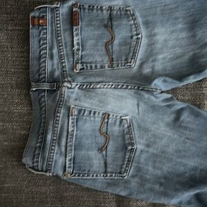 7 For All Mankind Boot Cut Blue Jeans